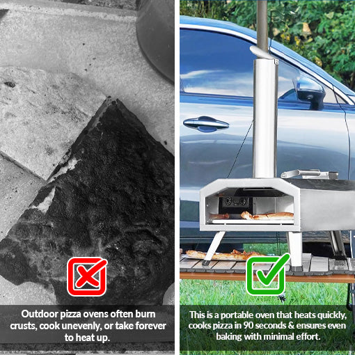 Portable Multi-Fuel Outdoor Pizza Oven