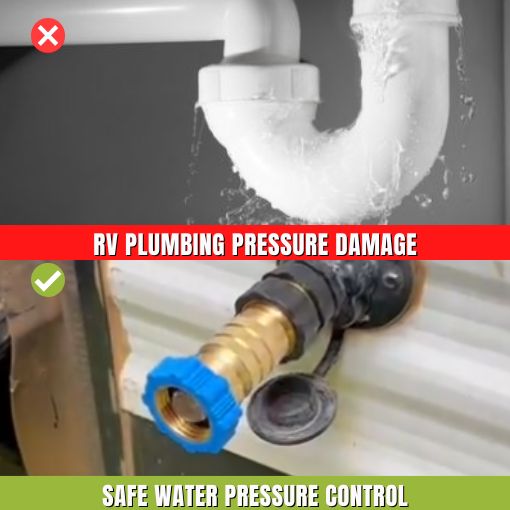 RV Hi-Flow Water Pressure Regulator