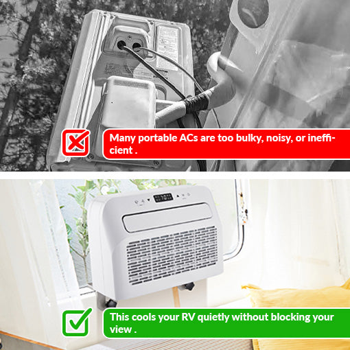 RV Camper Portable Over-the-Window Air Conditioner