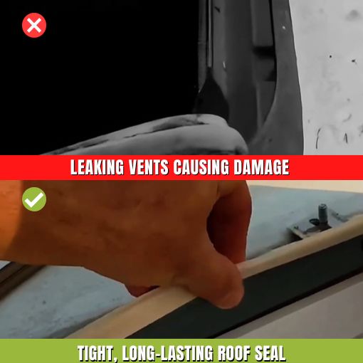 Universal RV Roof Vent Seal Replacement Gasket