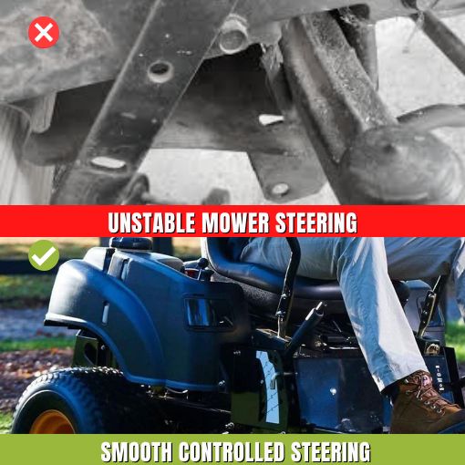 Zero Turn Mower Steering Dampener Shock Absorber Replacement