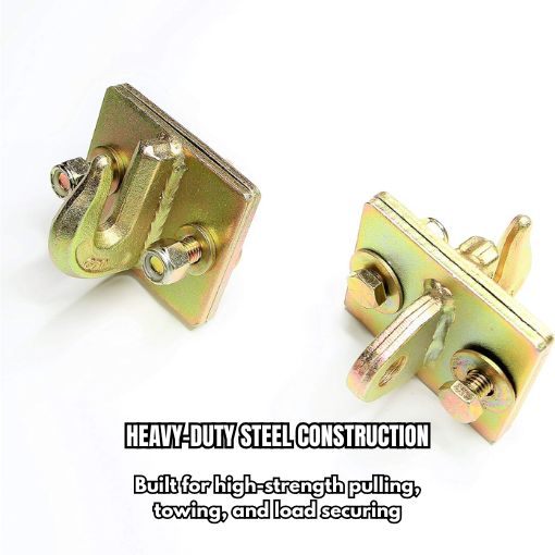 3/8in Bolt On Grab Hook Mount with Clevis Mount