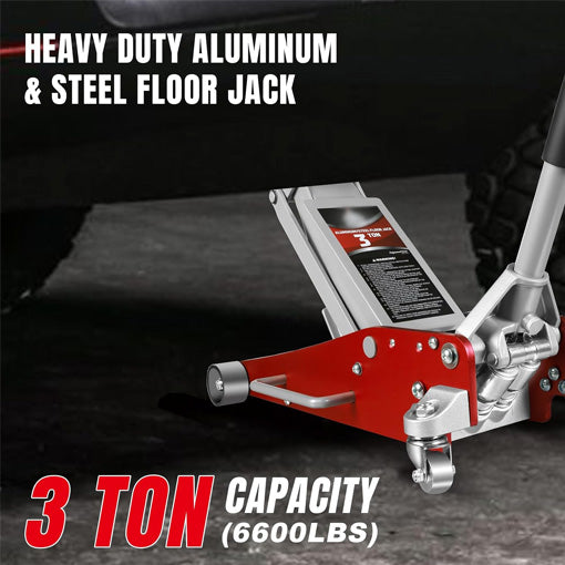 3-Ton Quick Rise Aluminum Floor Jack