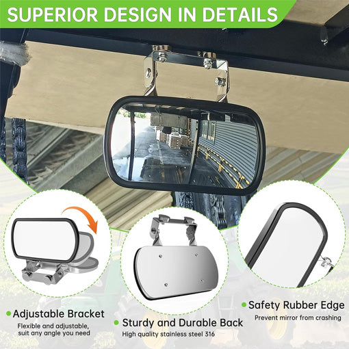 Universal Magnetic Tractor Rear-View Mirror
