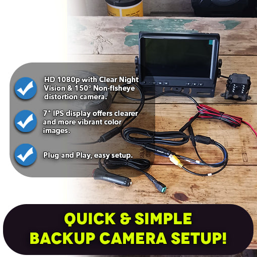 RV Backup Camera Plug and Play