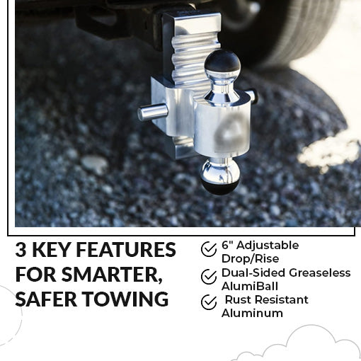 Rapid Hitch Adjustable Ball Mount