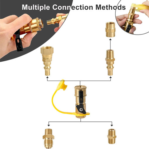 RV Propane Quick Connect Fittings