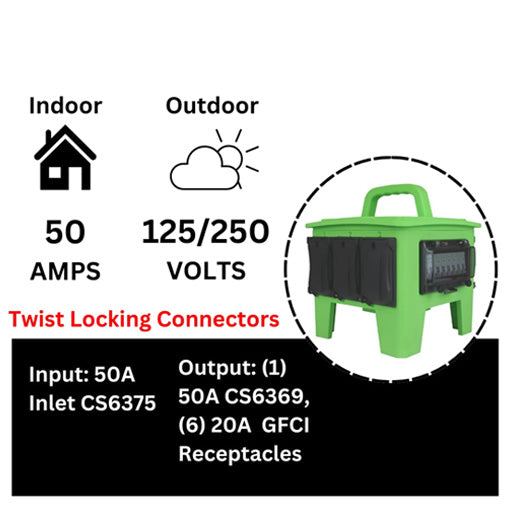 Portable Power Distribution Box