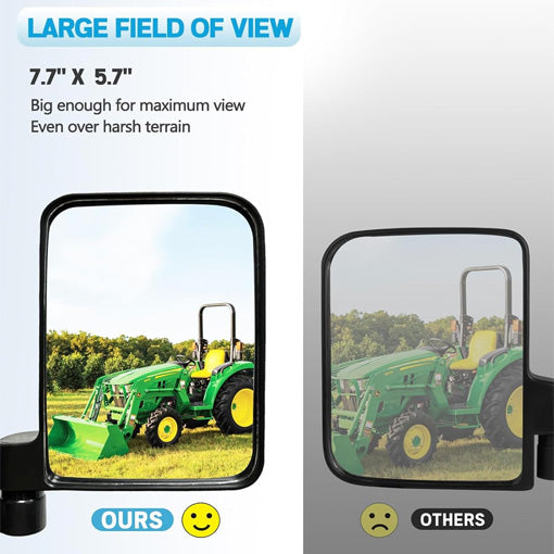 Universal Magnetic Tractor Side Mirrors with Blind Spot Mirror
