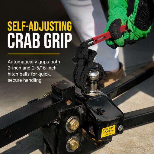 Self-Adjusting Hitch Lift Tool