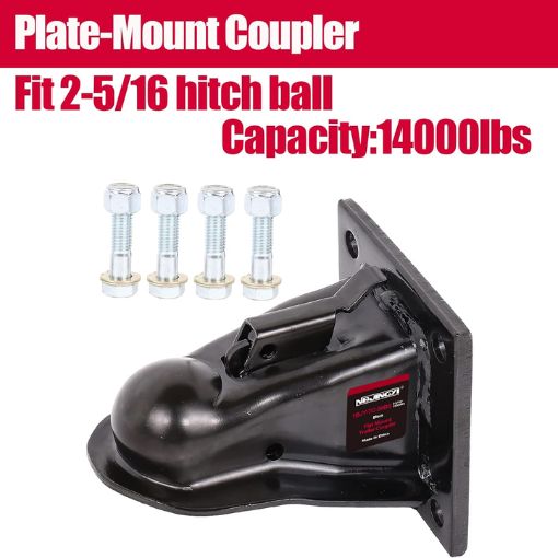 Flat Mount Trailer Coupler