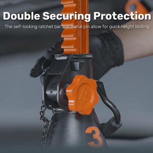 Heavy Duty Car Jack Stands with Double Locking System
