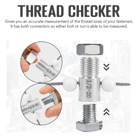 Nut and Bolt Thread Checker