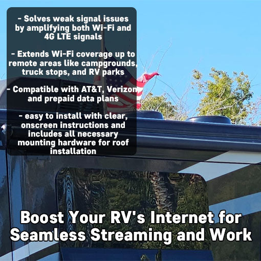 RV 4G LTE and Wi-Fi Extender