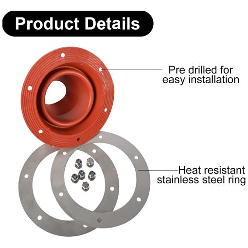 Silicone Tent Stove Jack Kit