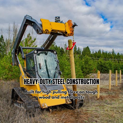 Skid Steer Post Fence Puller