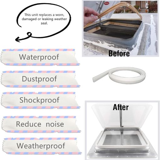 Universal RV Roof Vent Seal Replacement Gasket