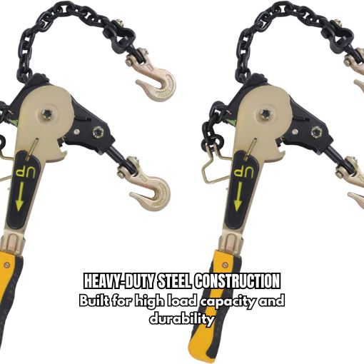 2-Pack 3/8"-1/2" Heavy Duty Ratcheting Chain Binder