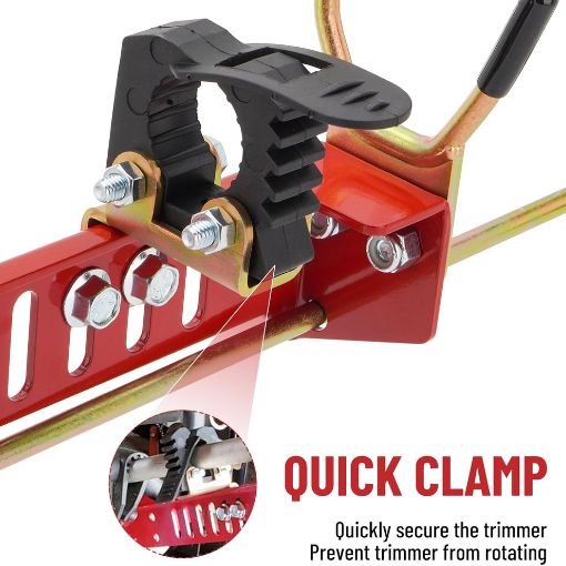 Adjustable Quick Clamp Lawn Mower Trimmer Rack