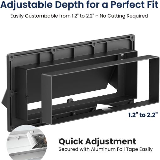 Aluminum RV Range Hood Vent Cover