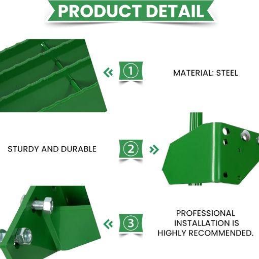 Bolt On Tractor Left Hand Stair Step Kit
