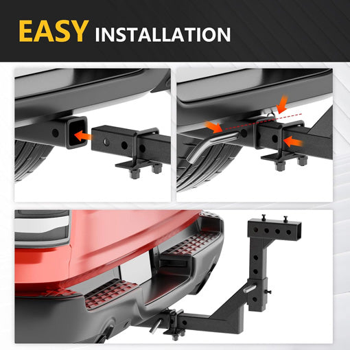 8-Position Adjustable Trailer Hitch Mount