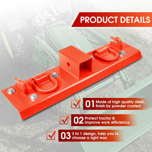 Heavy-Duty Compact Tractor Bucket Hooks Bolt On