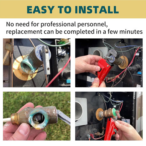 RV Water Heater Pressure Relief Valve