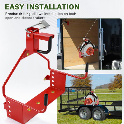 Handheld Blower Rack for Trailer