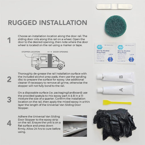 Universal Van Sliding Door Stopper