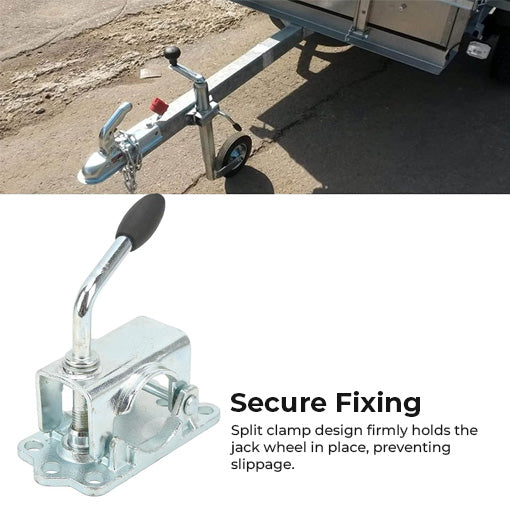Trailer Jack Wheel Split Clamp