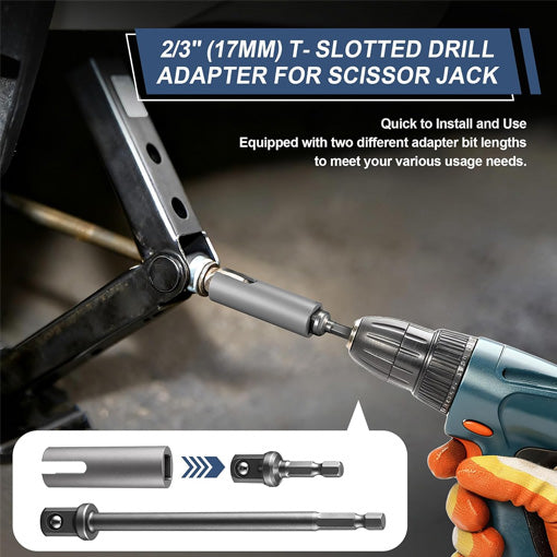 Trailer Jack Drill Adapter Set