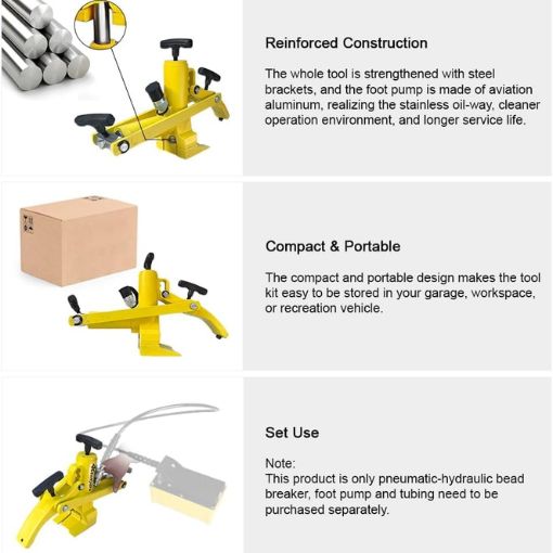 Heavy Duty Hydraulic Truck Tire Bead Breaker
