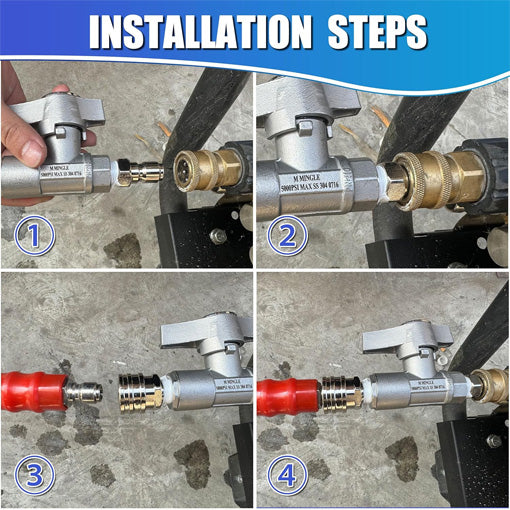 Pressure Washer Quick Connect Ball Valve