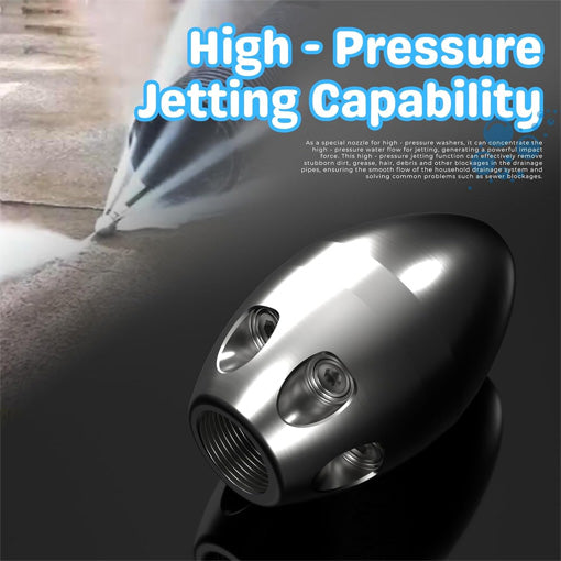 Pressure Washer Sewer Internal Thread Jetter Nozzle