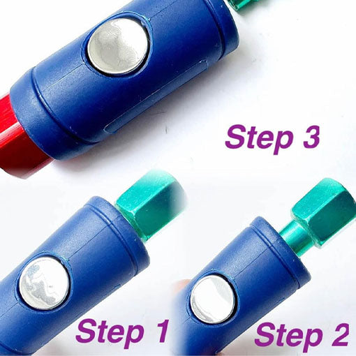 Push Button Hydraulic Quick Coupler