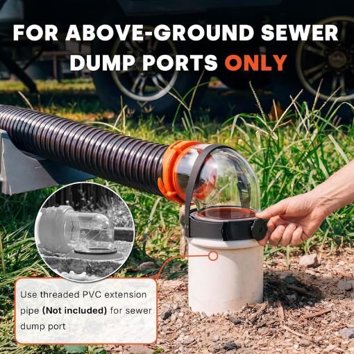 RV Sewer Hose Locking Clamp