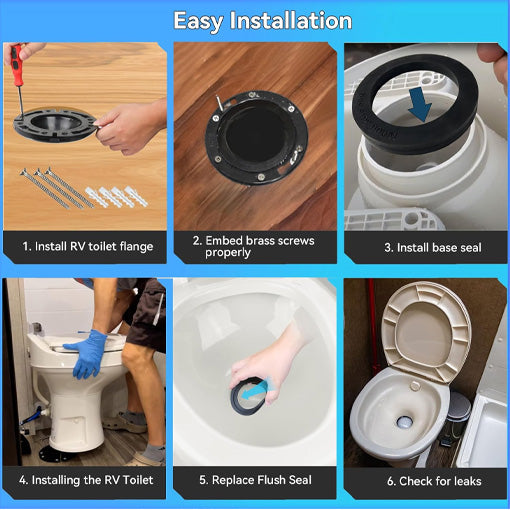 RV Toilet Flange Seal Kit