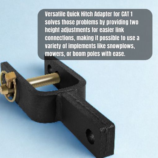 Versatile Quick Hitch Adapter for CAT 1