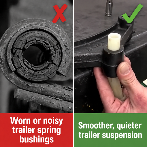 8-Pack Nylon Trailer Leaf Spring Bushings Replacement
