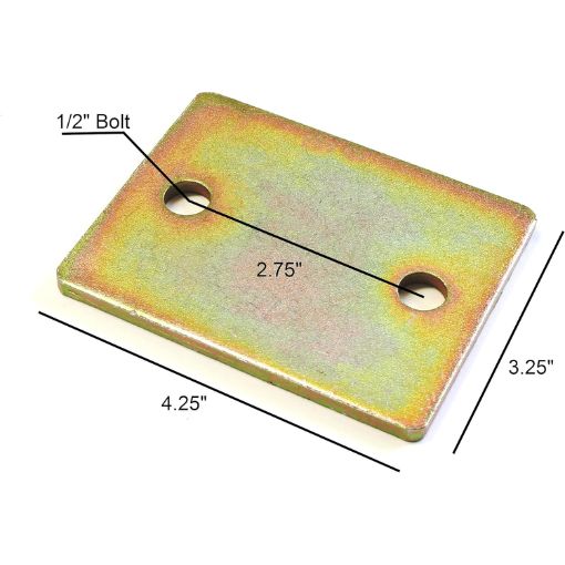 3/8in Bolt On Grab Hook Mount with Clevis Mount