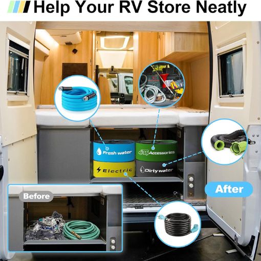 4-Pack RV Waterproof Utility Storage Bags