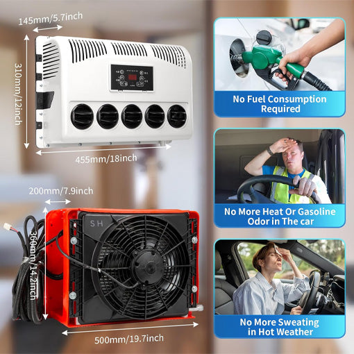 DC 12V Truck Air Conditioner