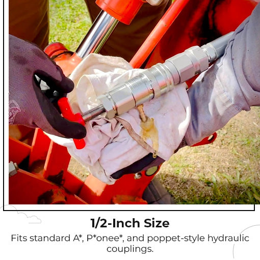 1/2" ISO Hydraulic Quick Coupling Pressure Decompression Tool