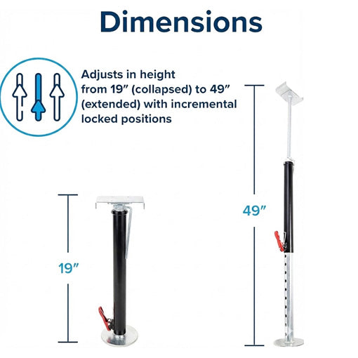 Adjustable Camper/RV Slide-Out Supports
