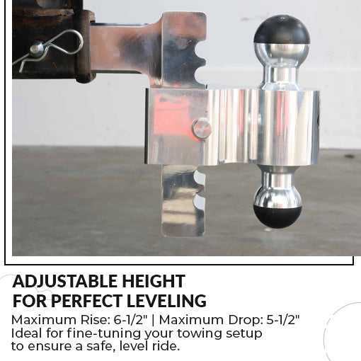 Rapid Hitch Adjustable Ball Mount