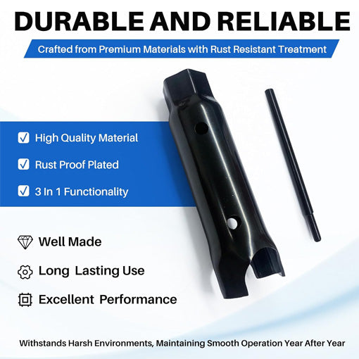 3 in 1 Quick-Release RV Water Heater Socket Wrench