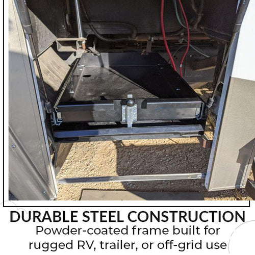 RV Generator Slide Out Tray ~ RVTrailerTractor