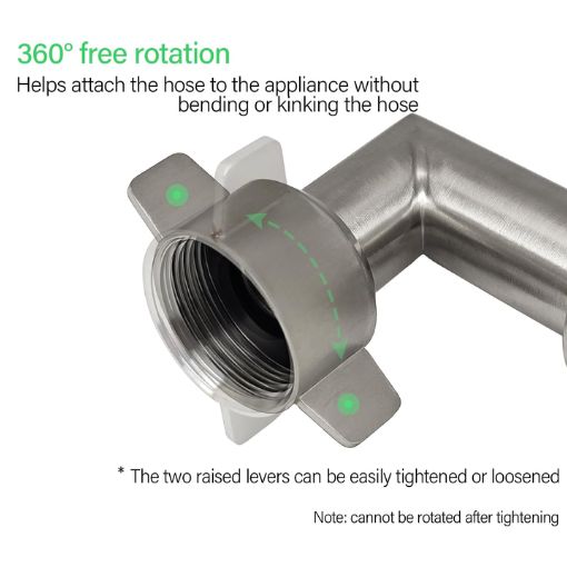RV City Water Inlet with 90-Degree Elbow