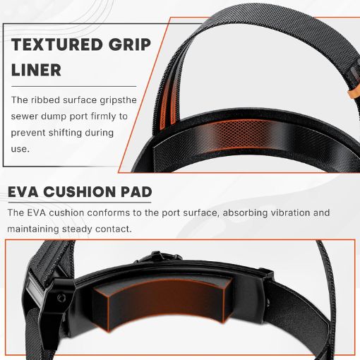 RV Sewer Hose Locking Clamp